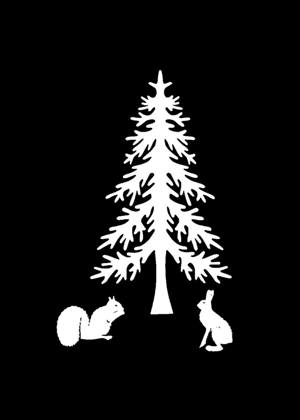 На окна − трафарет 16
