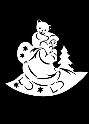 На окна − трафарет 44
