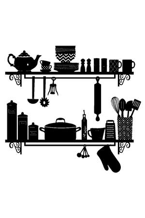 Трафареты На Стену Для Кухни На Стену Для Кухни − трафарет 14