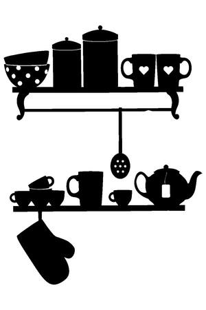 Трафареты На Стену Для Кухни На Стену Для Кухни − трафарет 17