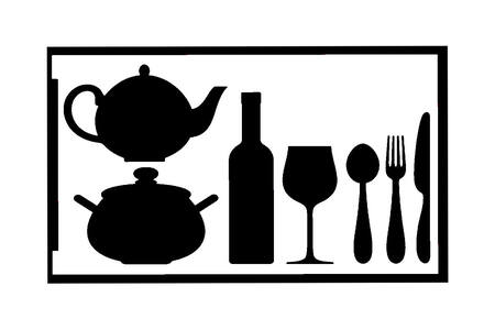 Трафареты На Стену Для Кухни На Стену Для Кухни − трафарет 30