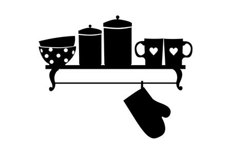 Трафареты На Стену Для Кухни На Стену Для Кухни − трафарет 7