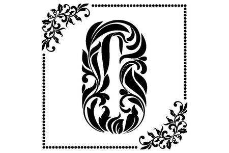 Новогодние Цифры − трафарет 22