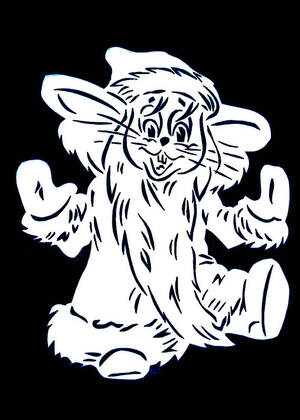 Трафареты Новогодние украшения в стиле СССР Новогодние украшения в стиле СССР − трафарет 18