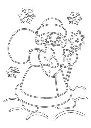 Трафареты Новогодние украшения в стиле СССР Новогодние украшения в стиле СССР − трафарет 23