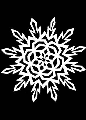 Трафареты Новогодние украшения в стиле СССР Новогодние украшения в стиле СССР − трафарет 33