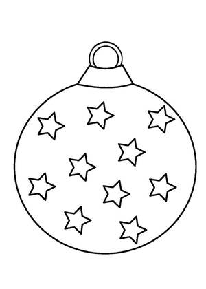 Трафареты Новогодние украшения в стиле СССР Новогодние украшения в стиле СССР − трафарет 39