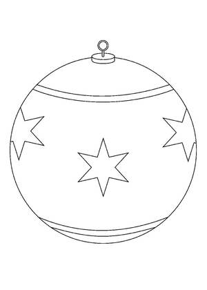 Трафареты Новогодние украшения в стиле СССР Новогодние украшения в стиле СССР − трафарет 41