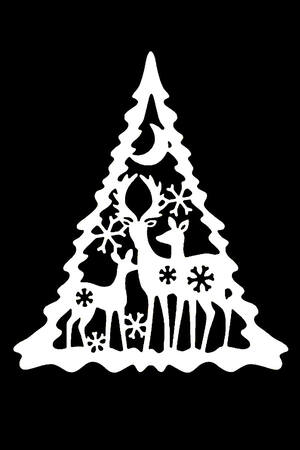 Трафареты Новогодние Украшения Новогодние Украшения − трафарет 19