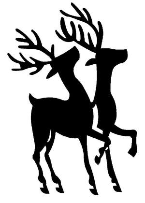 Трафареты Новогодние Украшения Новогодние Украшения − трафарет 46