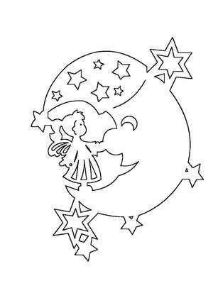 Трафареты Новогодние Украшения Новогодние Украшения − трафарет 50