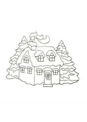 Трафареты Новогодние Украшения Новогодние Украшения − трафарет 56