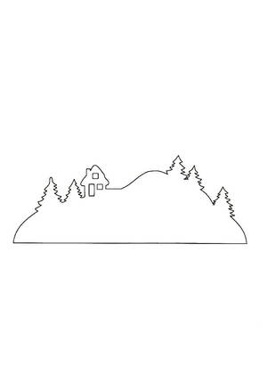 Трафареты Новогодние Украшения Новогодние Украшения − трафарет 66