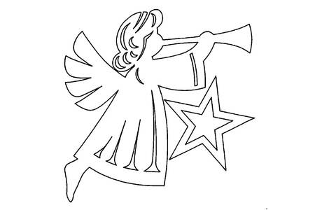 Трафареты Новогодние Украшения Новогодние Украшения − трафарет 8