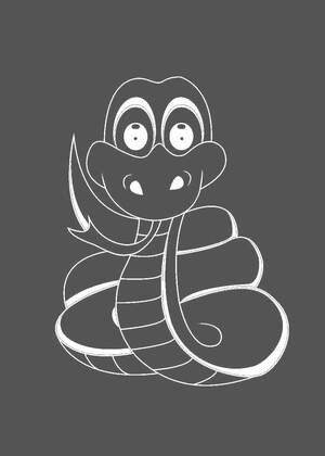 Трафареты Новый год Змеи 2025 Новый год Змеи 2025 − трафарет 9