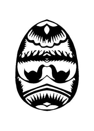 Пасха − трафарет 17