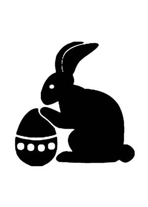 Пасха − трафарет 30