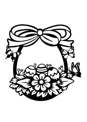 Пасха − трафарет 5