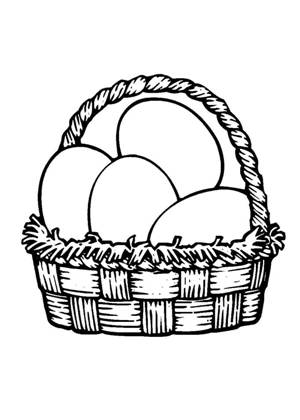 Пасха − трафарет 6