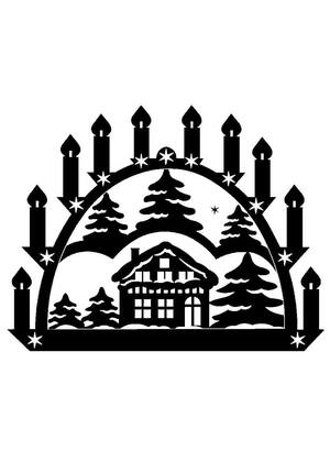 Рождество Христово − трафарет 22