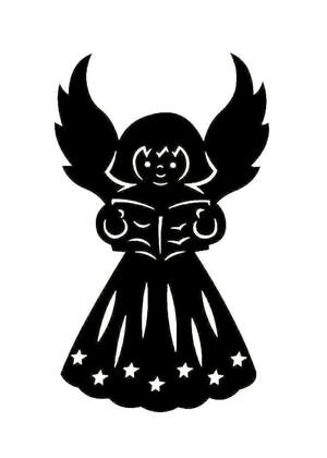 Рождество Христово − трафарет 30