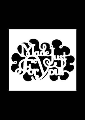 Скрапбукинг − трафарет 17