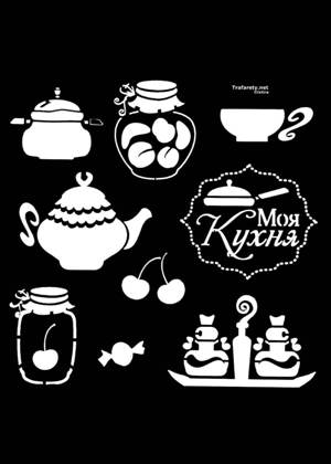 Скрапбукинг − трафарет 31