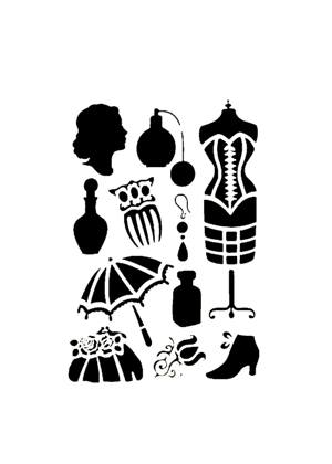 Скрапбукинг − трафарет 50