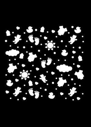 Скрапбукинг − трафарет 52