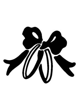 Свадебные − трафарет 1