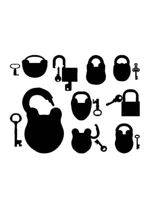 Свадебные − трафарет 19