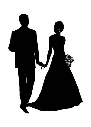 Свадебные − трафарет 20