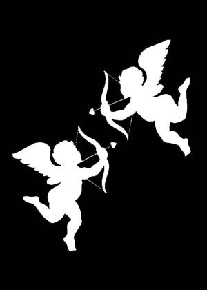 Свадебные − трафарет 25