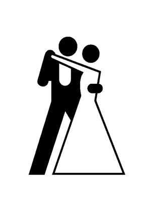 Свадебные − трафарет 28