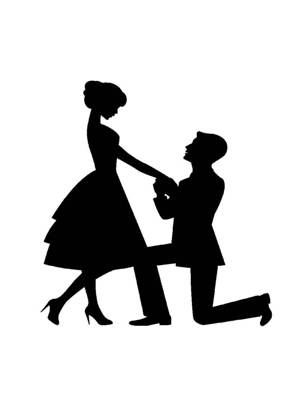 Свадебные − трафарет 31