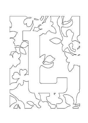 Свадебные − трафарет 32