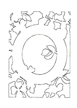 Свадебные − трафарет 42