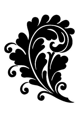 Узоры − трафарет 13