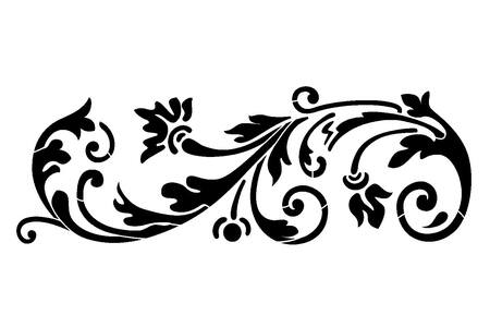 Узоры − трафарет 2