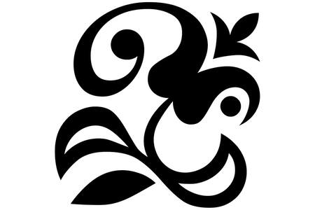 Узоры − трафарет 6