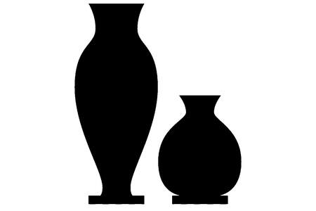 Трафареты Вазы Вазы − трафарет 15