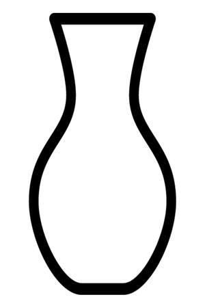 Трафареты Вазы Вазы − трафарет 20