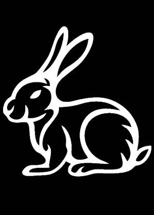 Вытынанки на год Кролика Год Кролика − вытынанка 13