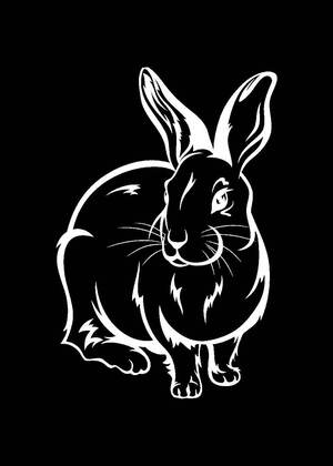 Вытынанки на год Кролика Год Кролика − вытынанка 5