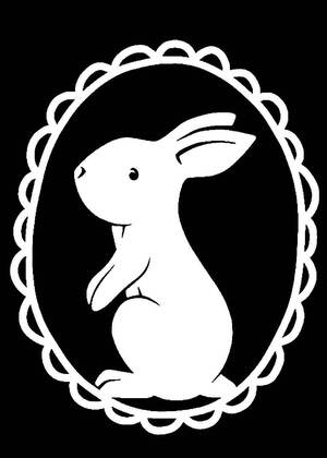 Вытынанки на год Кролика Год Кролика − вытынанка 6