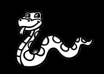 Вытынанки на год Змеи 2025 на год Змеи 2025 — вытынанка 3