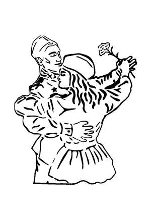 Вытынанки на окна к 9 мая 9 мая − вытынанка 10