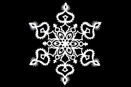 Трафареты Снежинки Снежинки − трафарет 2