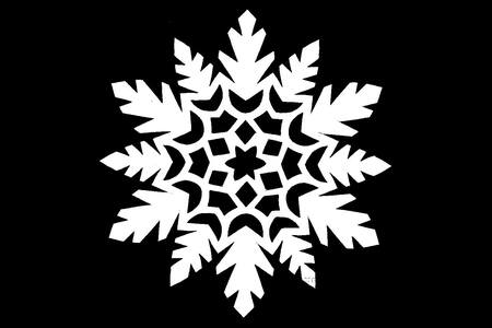 Трафареты Снежинки Снежинки − трафарет 6