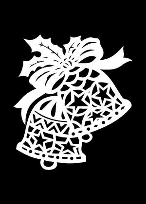 Ёлочки − трафарет 18